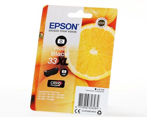Epson Ink cartridge T33XL Stylus T3361 Photo Bk 8.1ml 1