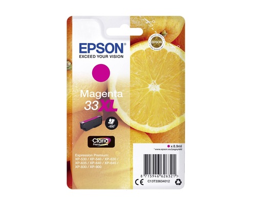 Epson Ink cartridge T33XL Stylus T3363 Magenta 8.9ml 1