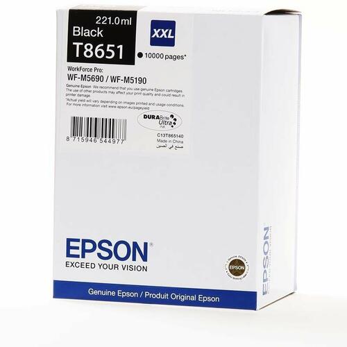 Epson Ink cartridge WF M5690D T8651 XXL Black 221ml 1