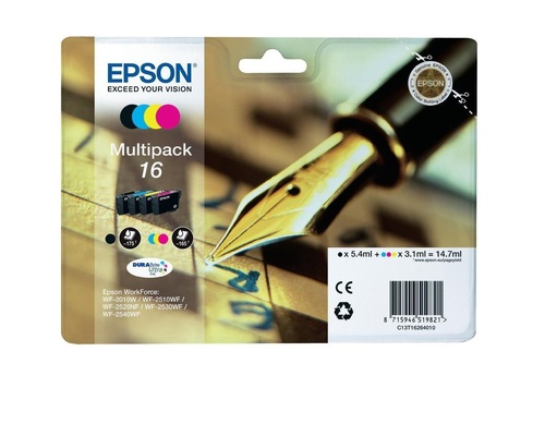 Epson Ink cartridge WF2010 T1626 CMYK bk5.4ml + 3x3.1ml 1