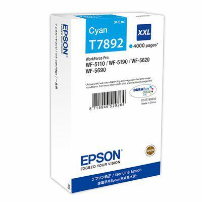 Epson Ink cartridge WF5110 T7892XXL Cyan 34.2ml 1