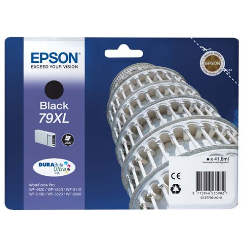 Epson Tusz WF5620 T7901 XL Black 41.8ml 1