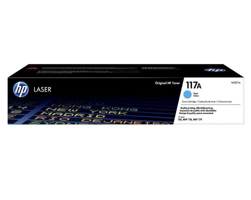 HP Toner nr 117A W2071A Cyan  700str 1