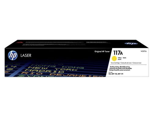 HP Toner nr 117A W2072A Yellow  700str 1