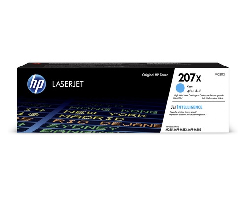 HP Toner nr 207X W2211X Cyan 2.4K 1