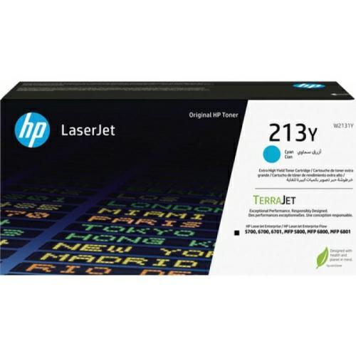 HP Toner nr 213Y W2131Y Cyan 12K 1