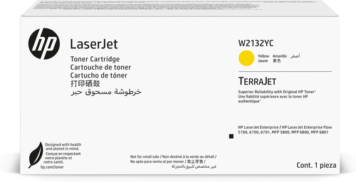 HP Toner nr 213Y W2132YC Yellow 12K 1