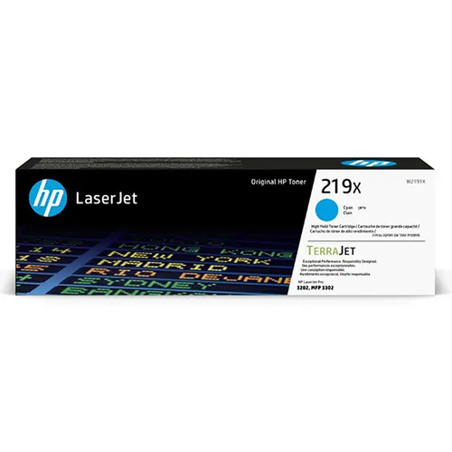 HP Toner nr 219X W2191X Cyan 2.5K 1