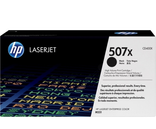 HP Toner nr 507X CE400X Black 11K 1