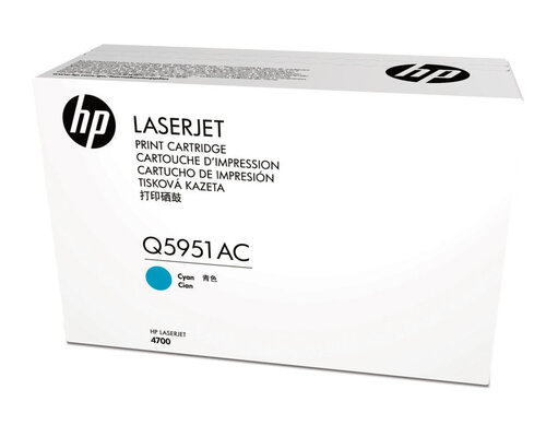 HP Toner nr 643AC Q5951AC Cyan 10K 1