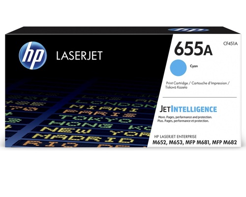 HP Toner nr 655A CF451A Cyan 10.5K 1