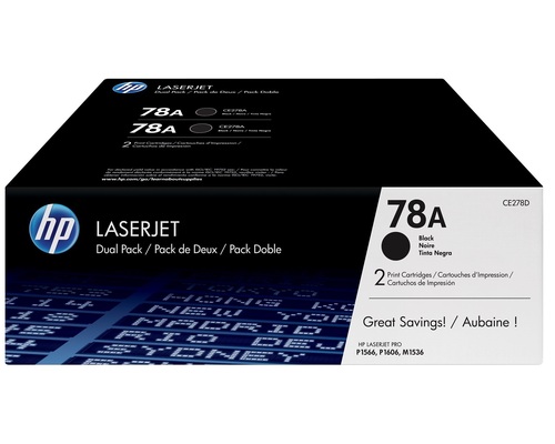 HP Toner nr 78A CE278AD Black 2pack 2x2.1K 1