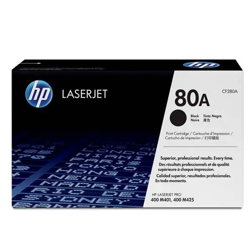 HP Toner nr 80A CF280A Black 2.7K 1