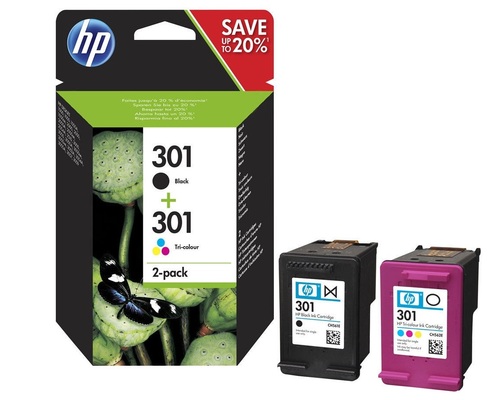 HP Ink cartridge nr 301+301 N9J72AE 2pack CMY+K 1