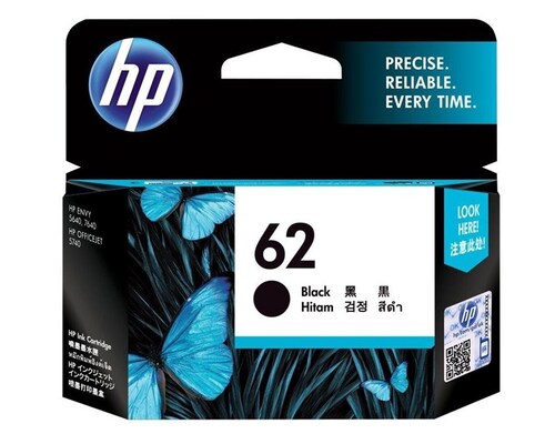 HP Ink cartridge nr 62 C2P04AE Black 200str 1