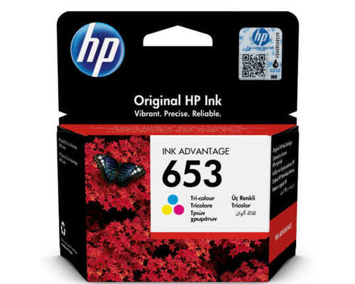 HP Ink cartridge nr 653 3YM74AE CMY 200str 1