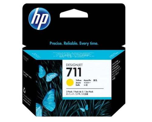 HP Ink cartridge nr 711 CZ136A Yello 3x29ml 3pack 1
