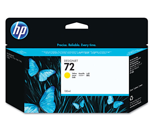 HP Ink cartridge nr 72 C9373A Yellow 130 ml 1