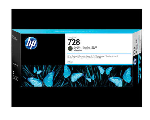 HP Ink cartridge nr 728 F9J68A Matte Black 300ml 1