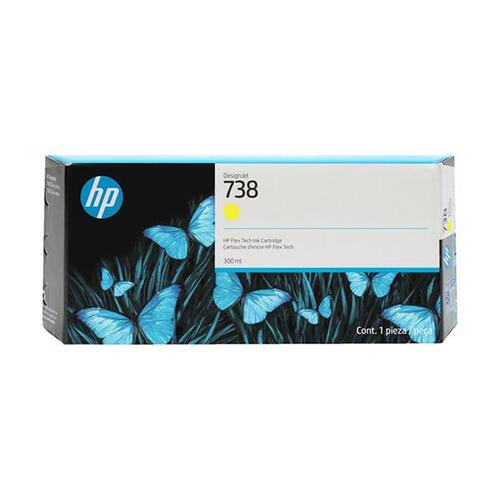 HP Ink cartridge nr 738 676M8A Yellow 300ml 1