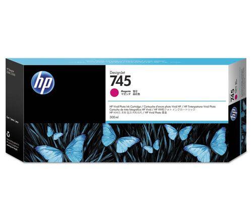 HP Ink cartridge nr 745A F9K01A Magenta 300ml 1