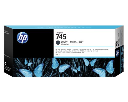 HP Ink cartridge nr 745A F9K05A Matte Black 300ml 1
