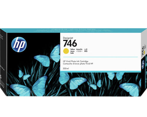 HP Tusz nr 746 P2V79A Yellow 300 ml 1