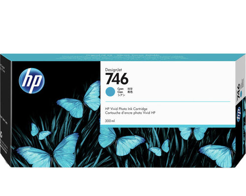 HP Tusz nr 746 P2V80A Cyan 300 ml 1