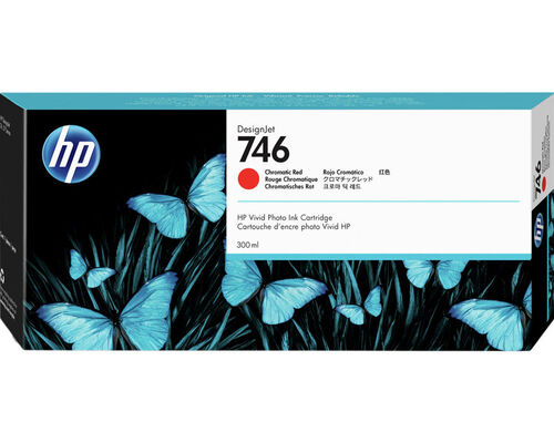 HP Ink cartridge nr 746 P2V81A Chrom.Red 300 ml 1