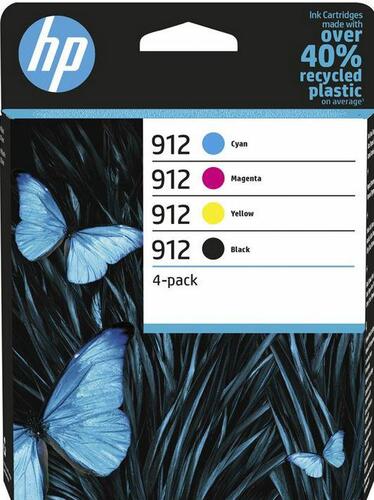 HP Ink cartridge nr 912 CMYK 6ZC74AE Multipack 1