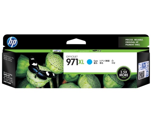 HP Tusz nr 971XL CN626A Cyan 6.6K str 1