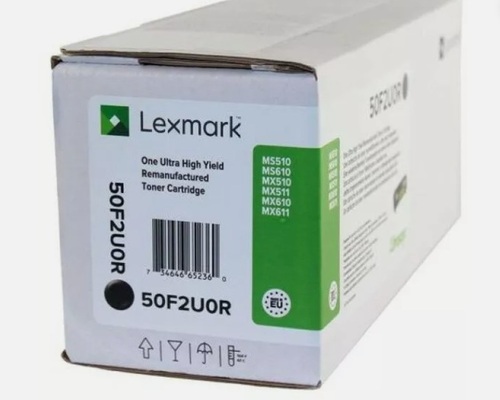 Lexmark Toner 50F2U0R Black 20K Reconditioned Cartridge 1