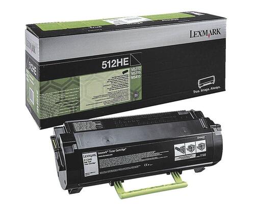Lexmark Toner 51F2H0E Black 5K Korporacyjny 1