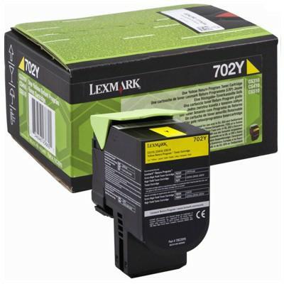 Lexmark Toner 70C20Y0 Yellow 1K 1