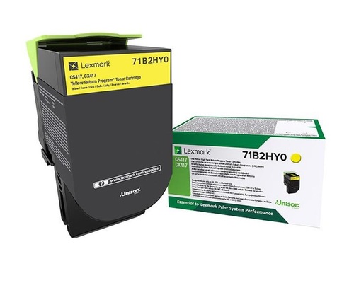 Lexmark Toner 71B2HY0 Yellow 3.5K 1
