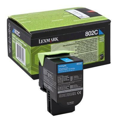 Lexmark Toner 80C2SC0 Cyan 2K 1