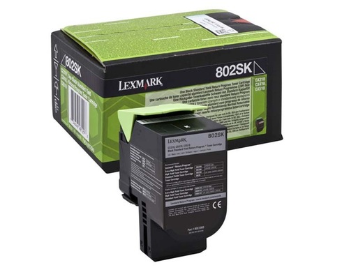 Lexmark Toner 80C2SK0 Black 2.5K 1