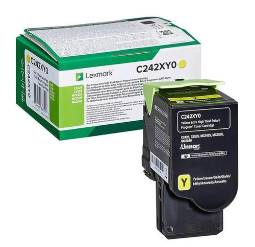 Lexmark Toner C242XY0 Yellow 3.5K 1