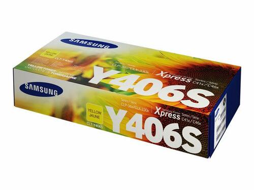 Samsung Toner CLT-Y406S/SU462A YELLOW 1K CLP-360/CLP-365/CLX-3300/CLX-3305/C410W 1