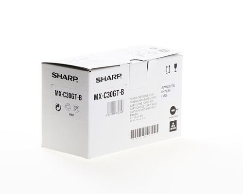 Sharp Toner MX-C30GTB Black 6K 1