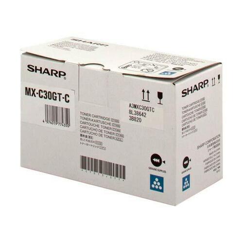Sharp Toner MX-C30GTC Cyan 6K 1