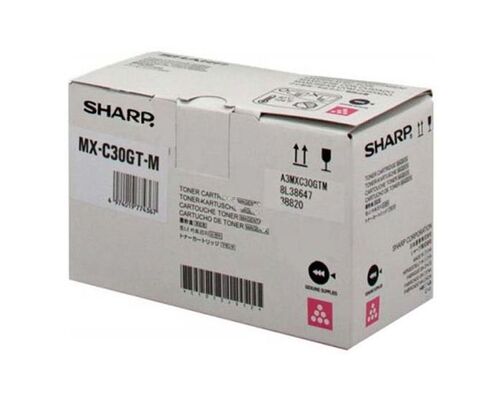 Sharp Toner MX-C30GTM Magenta 6K 1