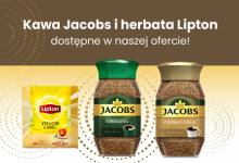 herbata Lipton i kawa Jacobs